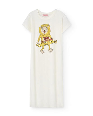 White Lion Gorilla Maxi Dress