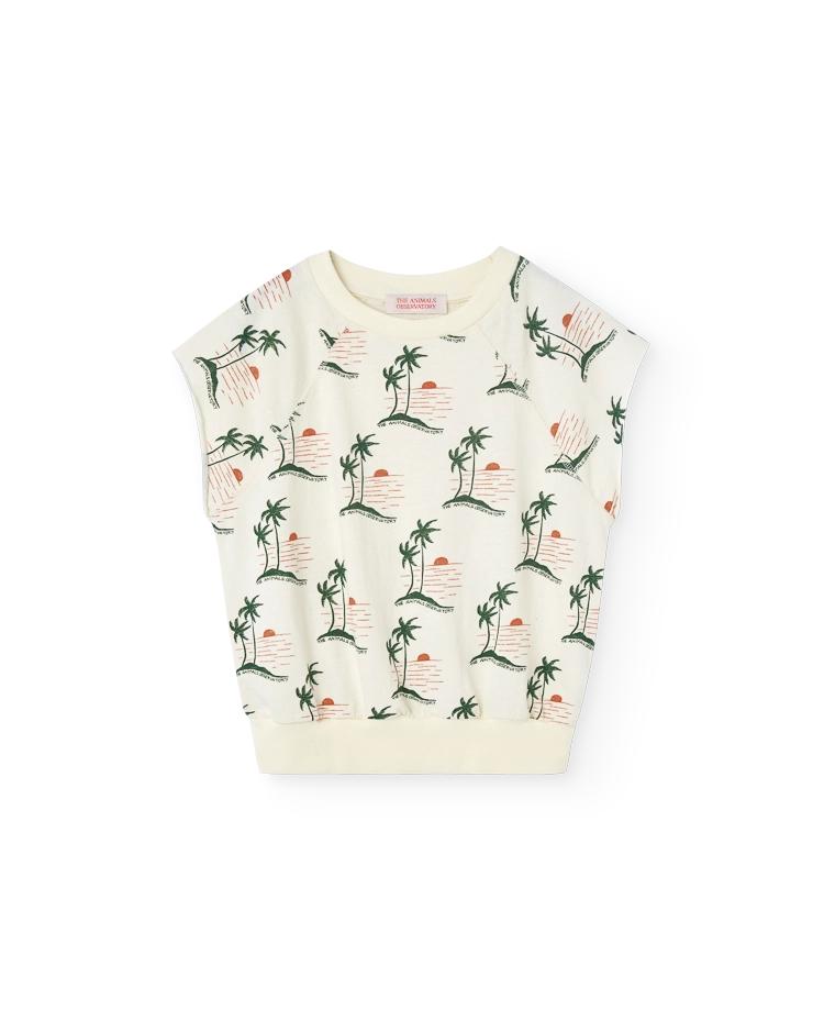 White Sunset Squab T-Shirt