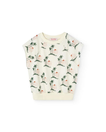 White Sunset Squab T-Shirt