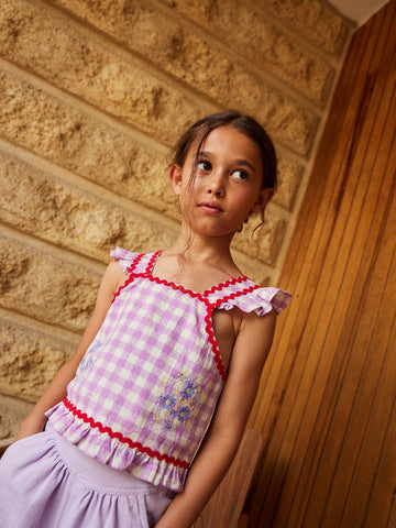 [헬로시모네] Iria 블라우스 블룸 SS26-IRBLBLO