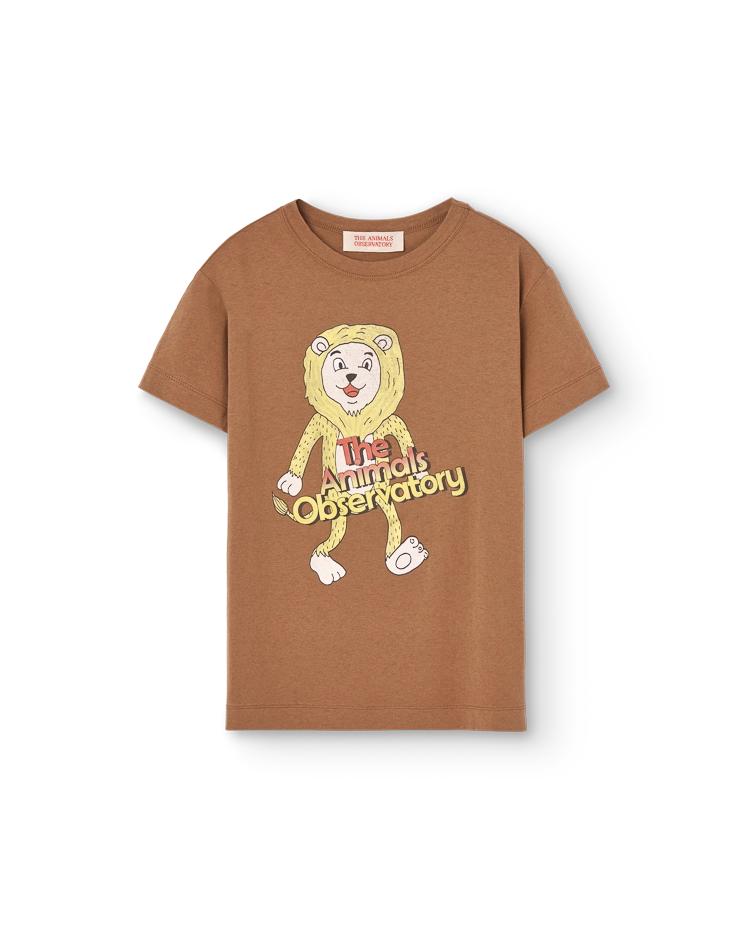 Brown Lion Rooster T-Shirt