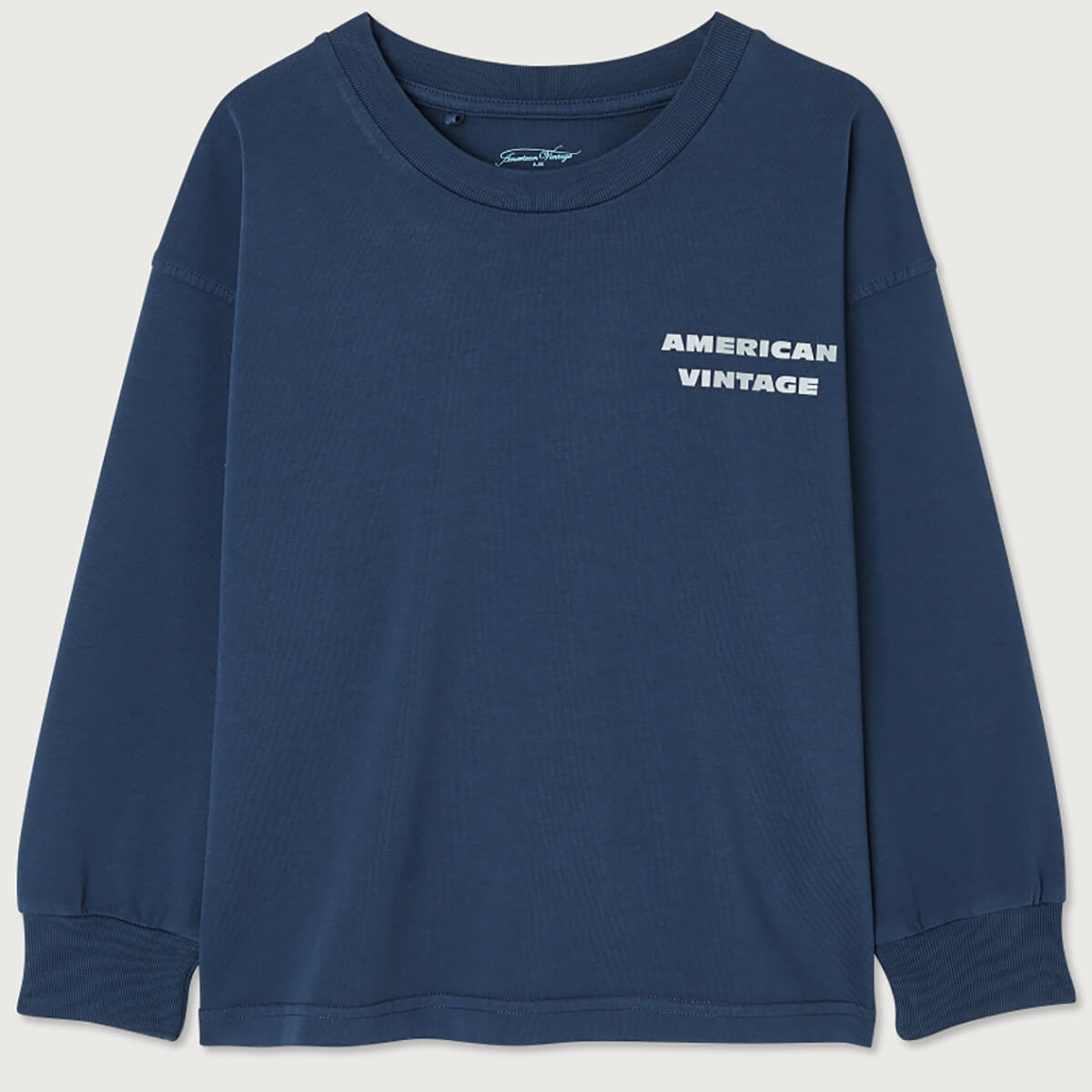 Fizvalley Kid's Long Sleeve T Shirt in Vintage Aster by American Vintage