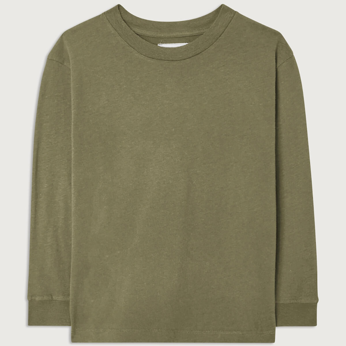Gamipy Kid's Long Sleeve T Shirt in Vintage Khaki by American Vintage