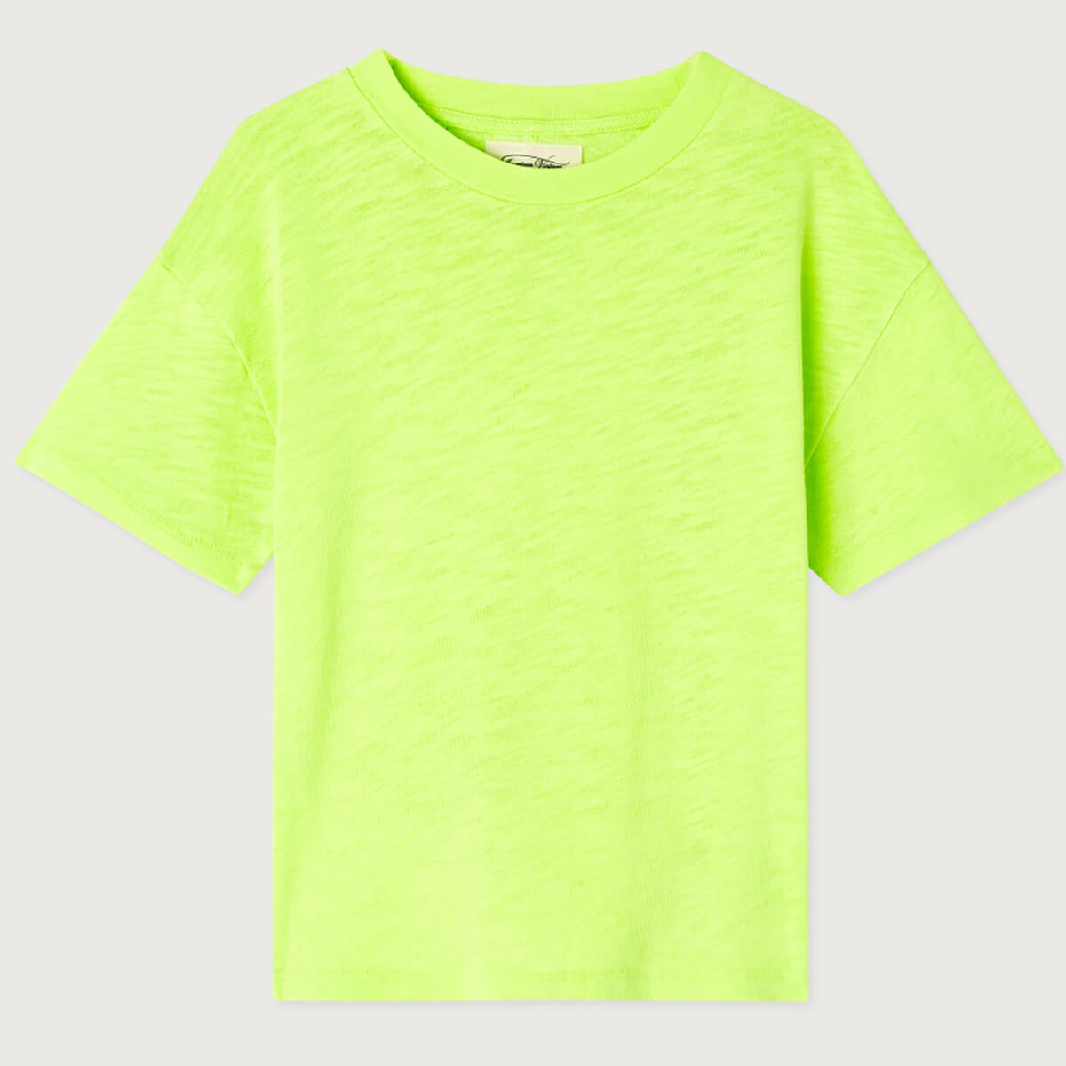 Sonoma Kid's T Shirt in Neon Yellow by American Vintage