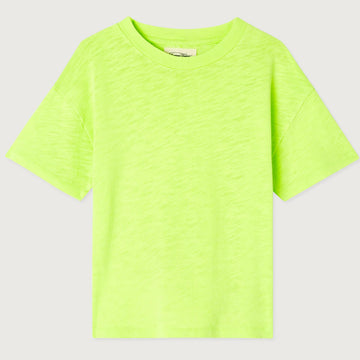 Sonoma Kid's T Shirt in Neon Yellow by American Vintage