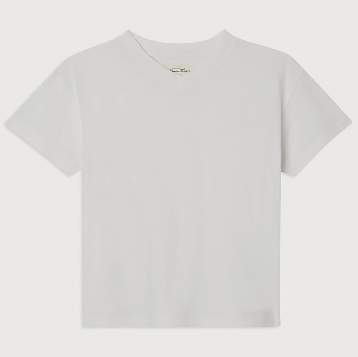 Gamipy Kid's V Neck T Shirt in Blanc by American Vintage