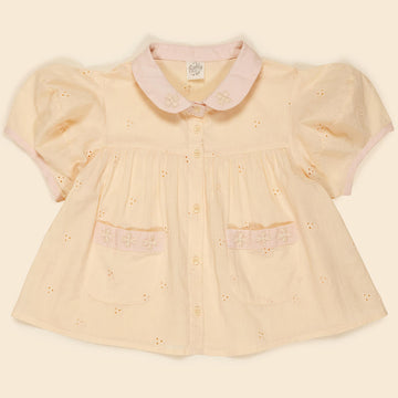 Mabel Blouse in Milk by Apolina