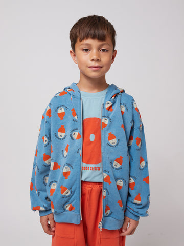 [K*B 25SS 1차] Morning Egg all over zipped hoodie