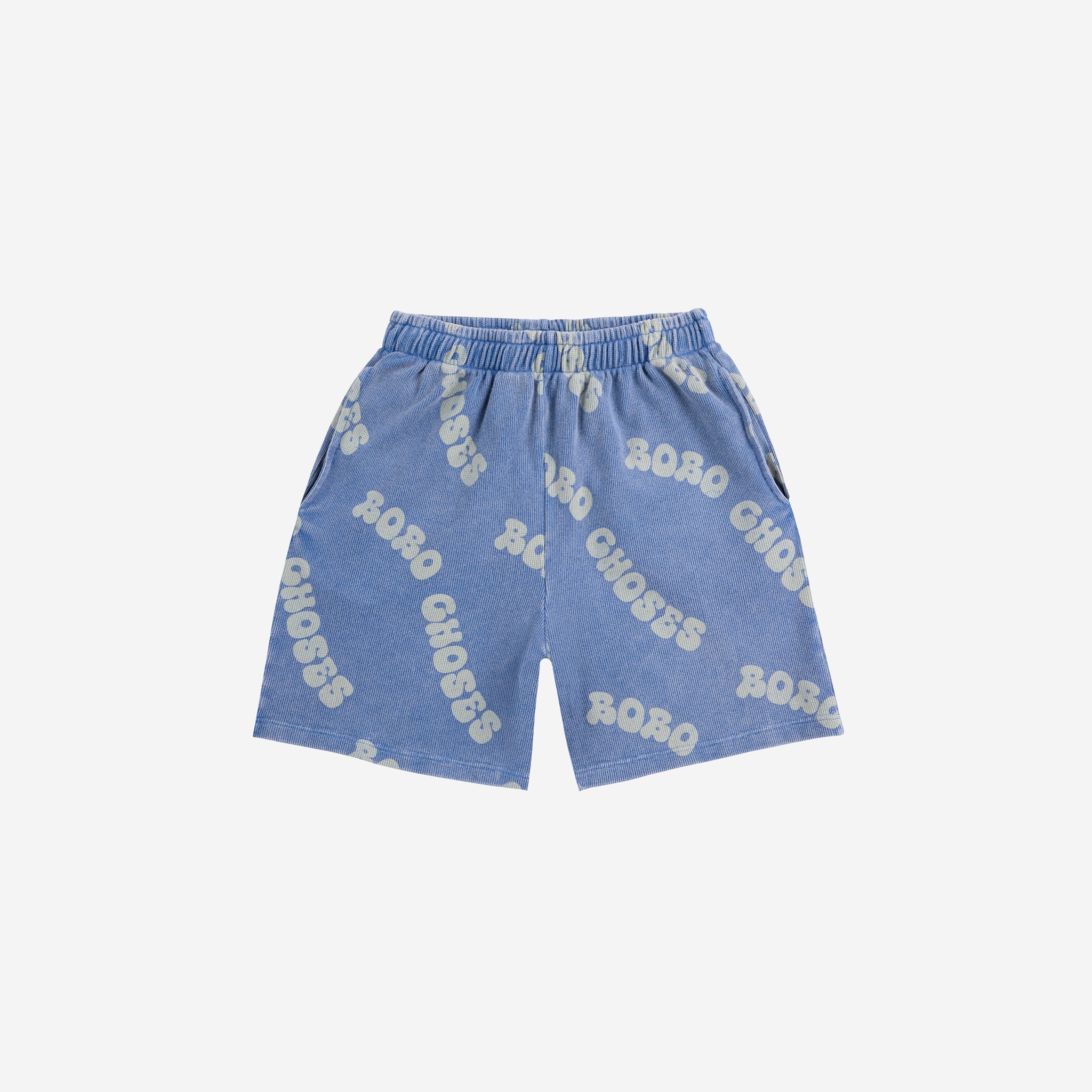 [K*B 25SS 2차] Wavy Bobo Choses all over waffle bermuda shorts