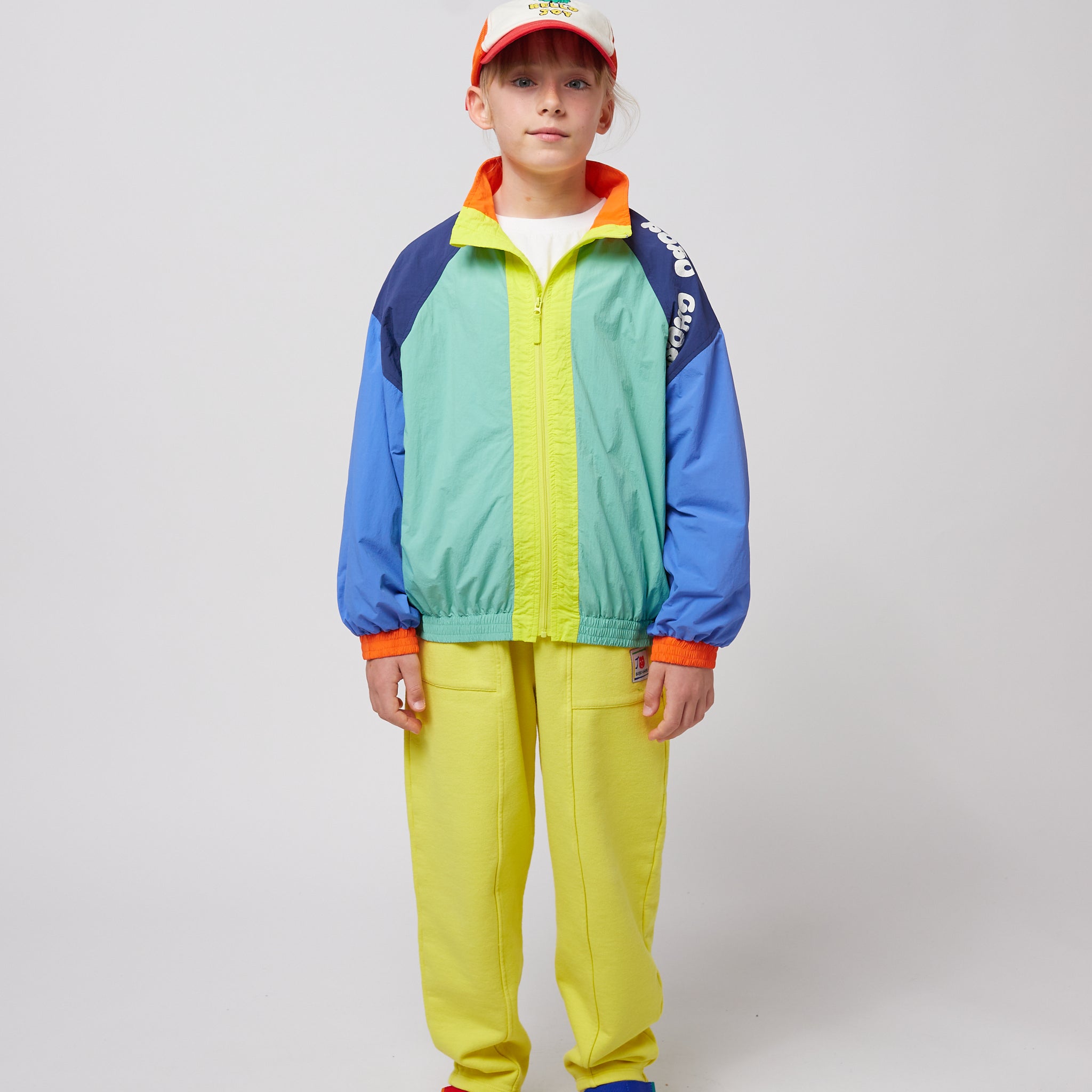 [K*B 25SS 1차] Wavy Bobo Choses color block tracksuit jacket