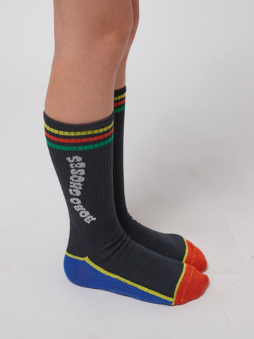 [K*B 25SS 1차] Bobo Choses color block long socks