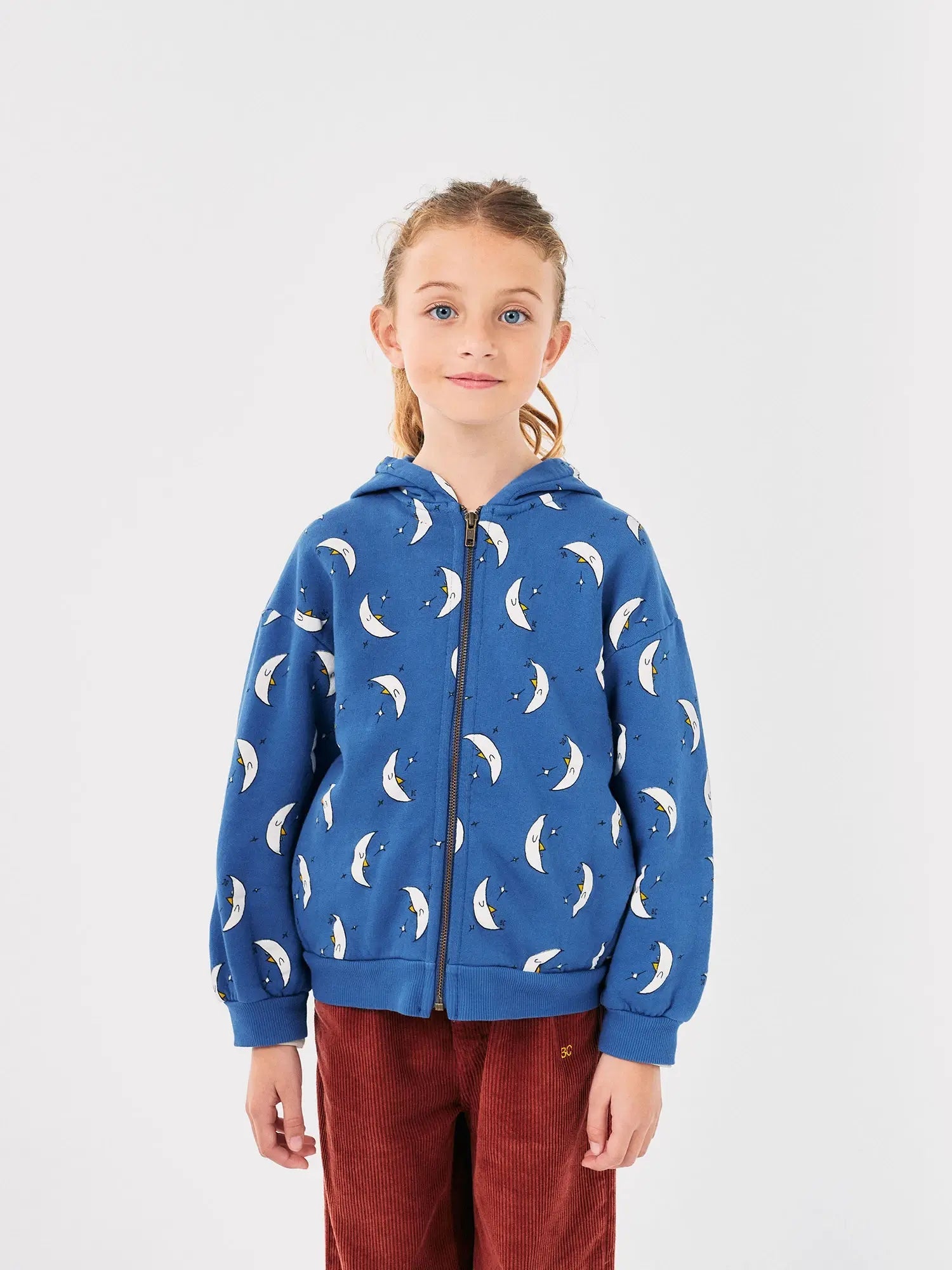 [K*B 24FW 1차] Beneath the Moon all over zipped hoodie