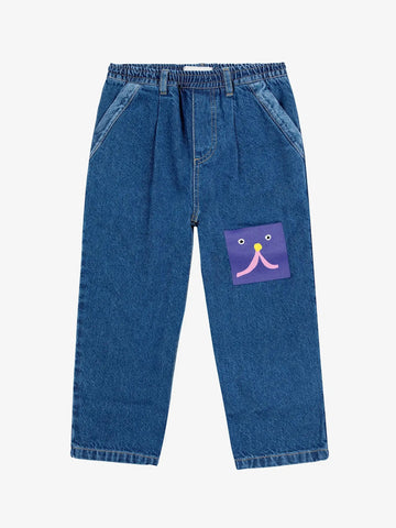 [K*B 24FW 1차] Funny Face denim jogger pants