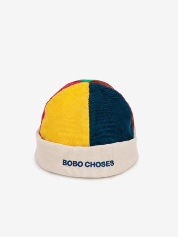 [K*B B-SIDE] Bobo Choses color block corduroy hat