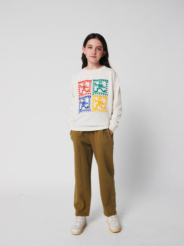 [K*B 25FW 2차] Bobo Choses jogging pants WOVEN JOGGING PANTS KHAKI