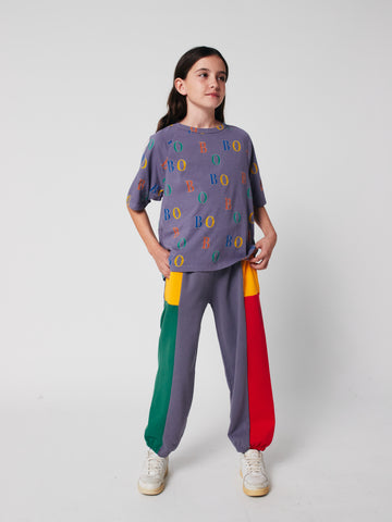 [K*B 25FW 2차] Bobo Choses color block jogging pants WOVEN JOGGING PANTS MULTICOLOR