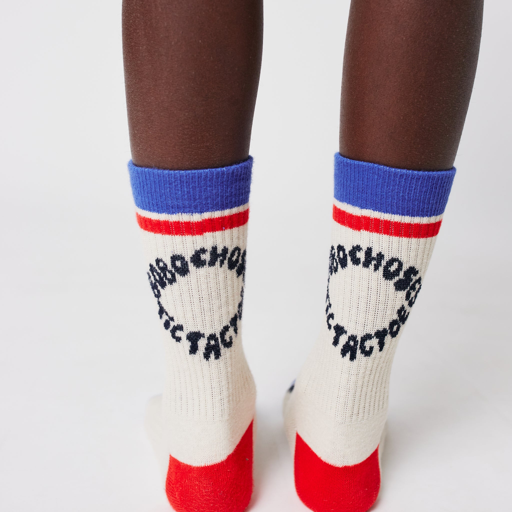 [K*B 25FW 2차] Tic Tac Toe color block long socks WOVEN LONG SOCKS MULTICOLOR