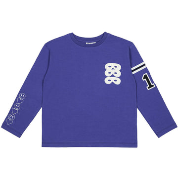 Blue '10' Long Sleeve T-Shirt by Beau Loves
