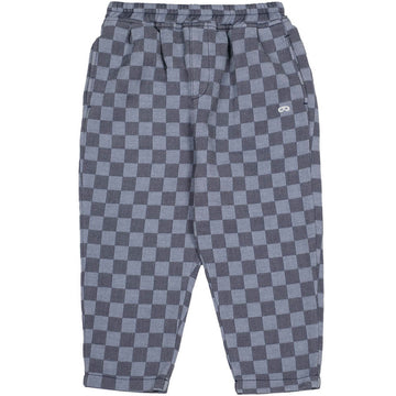 Squares Loose Fit Denim Trousers by Beau Loves