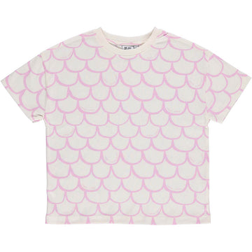 Scales Oversized T Shirt in Pink Lavender by Beau Loves