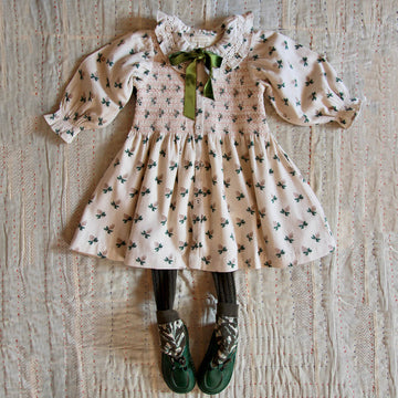 Romantic Long Tunique in Hazelnut Flowers by Bonjour