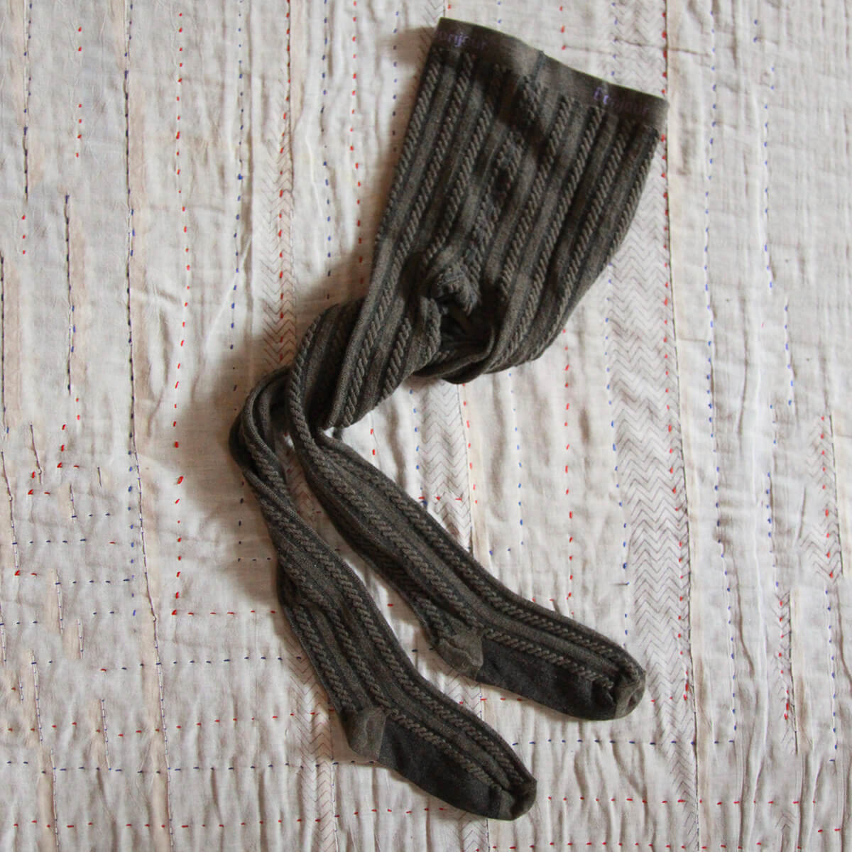 Tights in Khaki Green by Bonjour