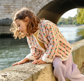 [Kurate X Hello Simone] 샬로테 리버시블 퀼티드 자켓