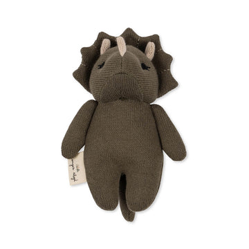 Mini Triceratops Soft Toy by Konges Sløjd