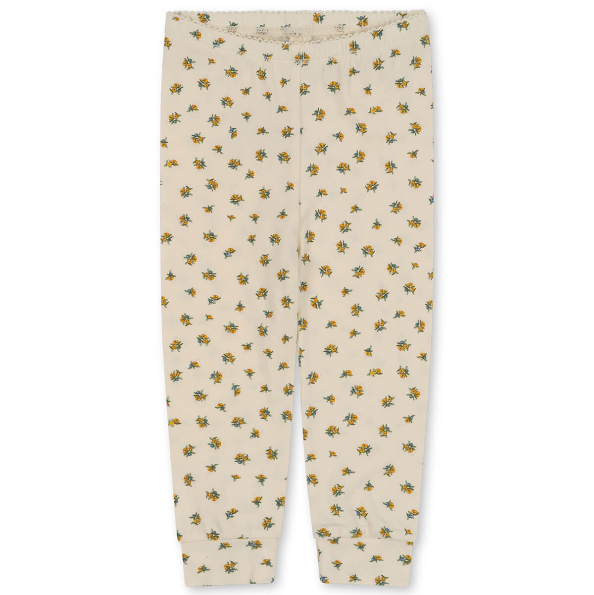 Basic Pants in Peonia Limone by Konges Sløjd - Last Ones In Stock - 0-3 Months