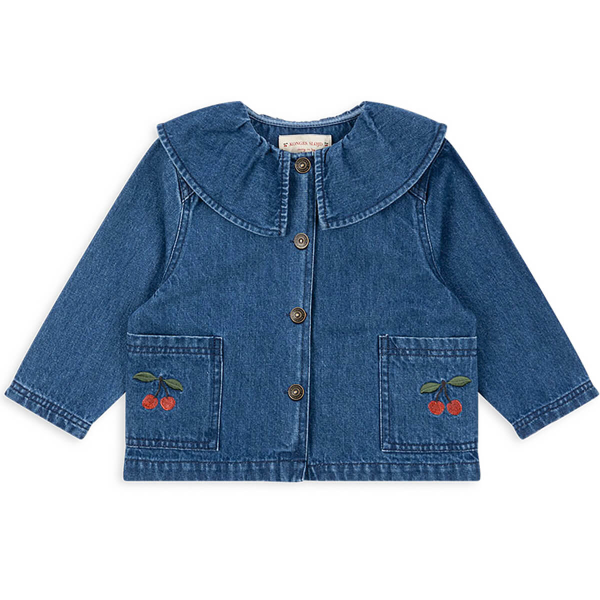Magot Denim Shirt in Blue Cherry by Konges Sløjd - Last Ones In Stock - 2-6 Years