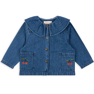 Magot Denim Shirt in Blue Cherry by Konges Sløjd - Last Ones In Stock - 2-6 Years