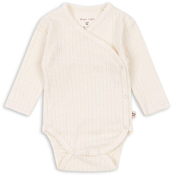 Minnie Newborn Wrap Body in Antique White by Konges Sløjd