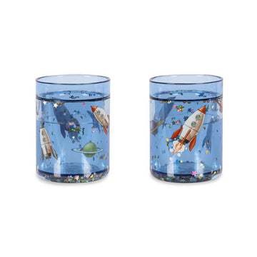 Glitter Cups (2 Pack) in Outer Space by Konges Sløjd