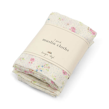 Muslin Cloths in Nonoka (3 Pack) by Konges Sløjd