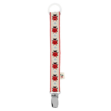 Pacifier Strap in Ladybug by Konges Sløjd