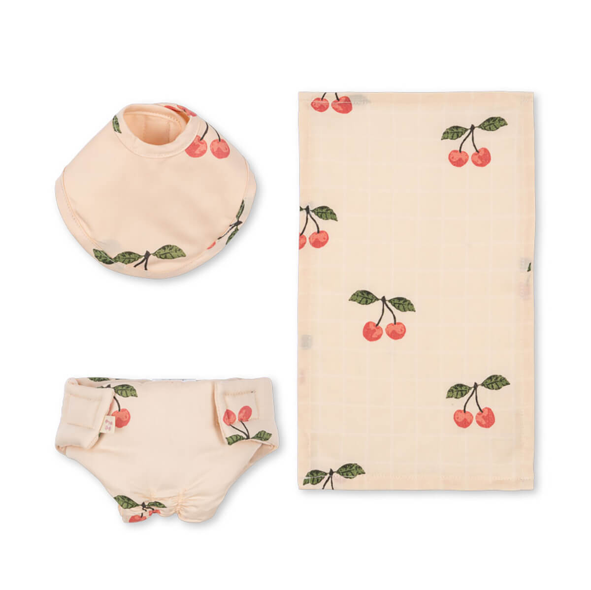 Doll Nursery Set in Ma Grande Cerise Pink by Konges Sløjd