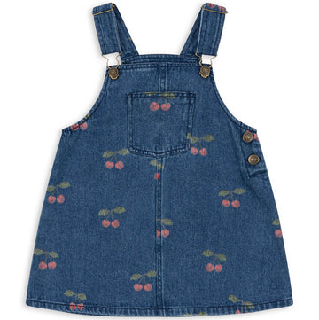 Magot Overall Dress in Ma Grande Cerise Denim by Konges Sløjd