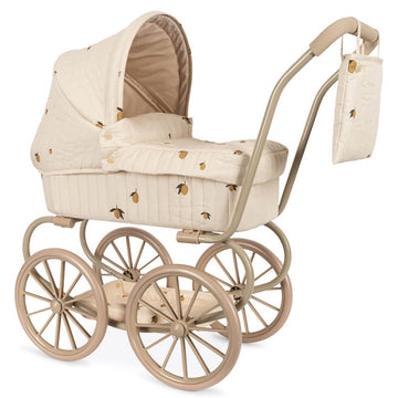 Minnie Smaller Doll Pram (72cm) in Lemon by Konges Sløjd