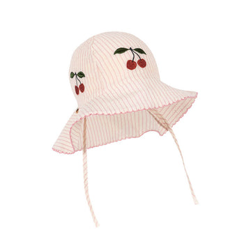 Ellie Sun Hat in Peony Stripe by Konges Sløjd