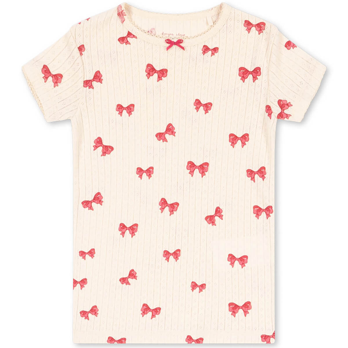 Minnie Tee in Rosia Bow by Konges Sløjd