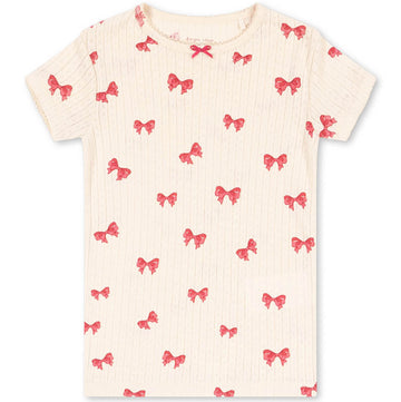 Minnie Tee in Rosia Bow by Konges Sløjd