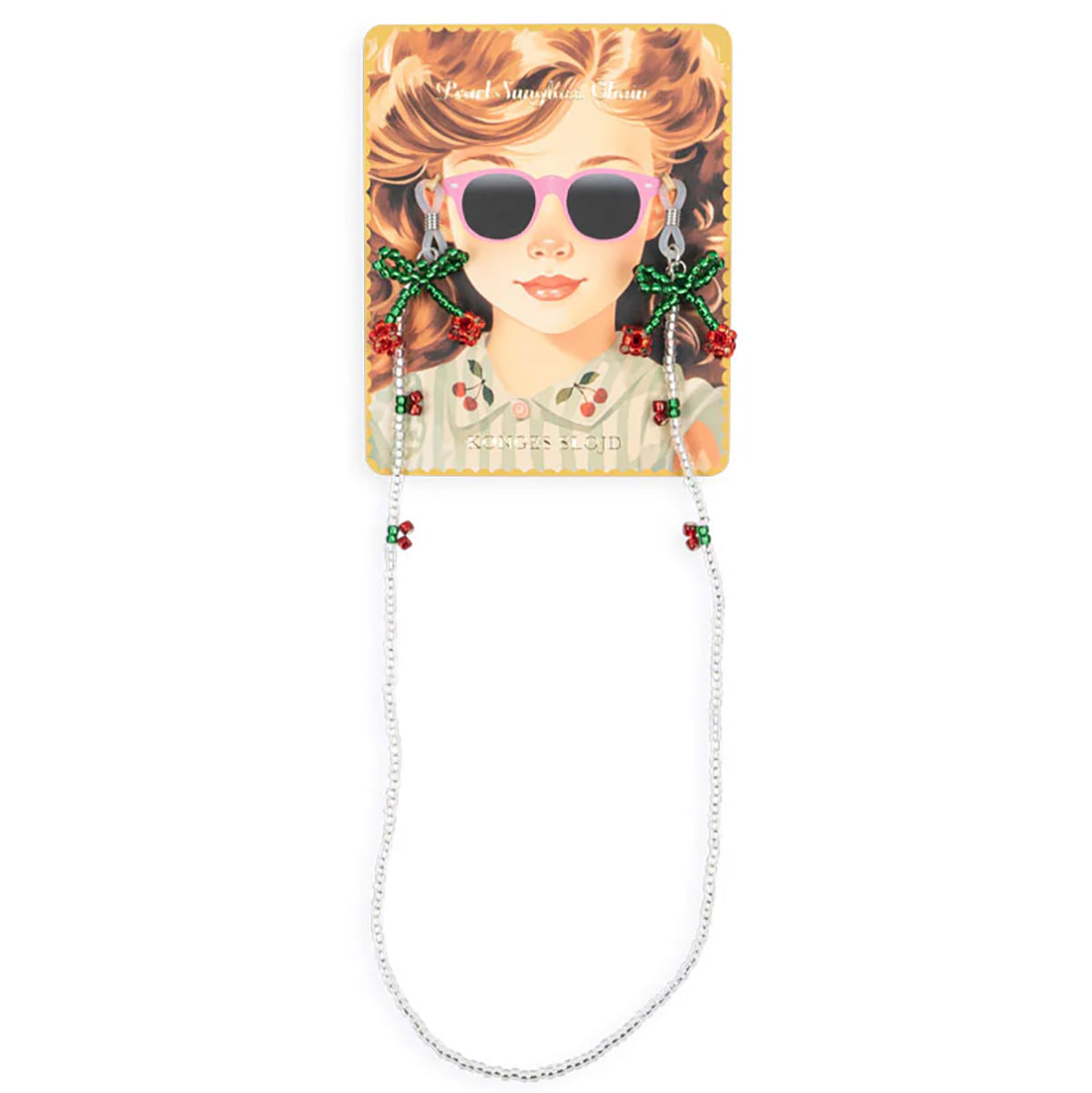 Sunglasses Bead Chain in Cherry by Konges Sløjd