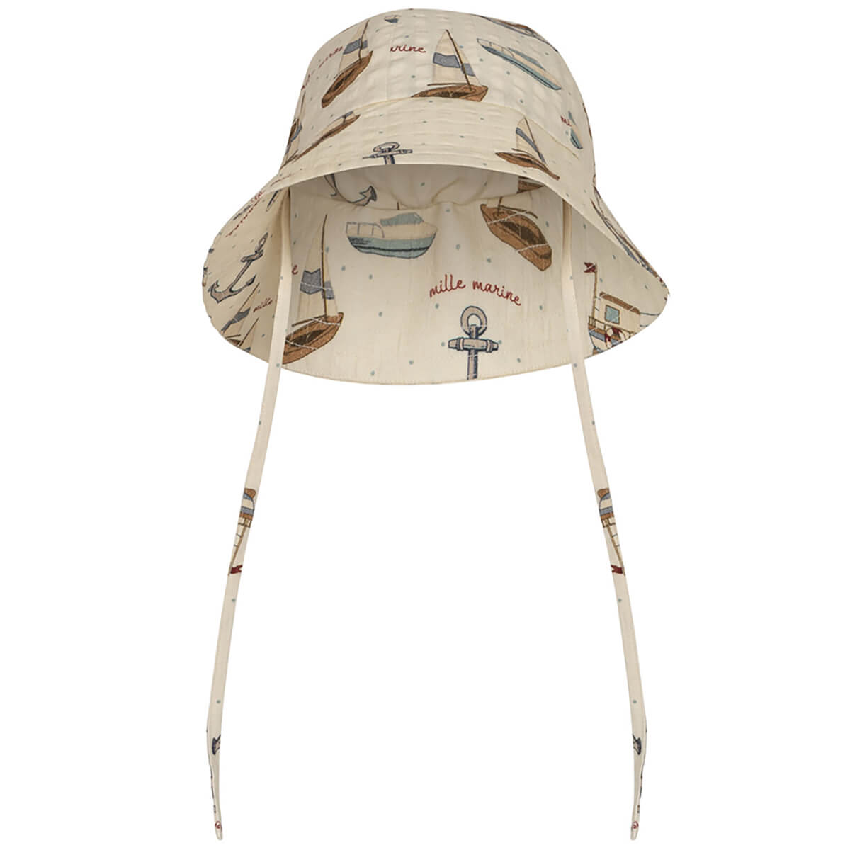 Ace Sun Hat in Sail Away by Konges Sløjd - Last Ones In Stock - 0-9 Months