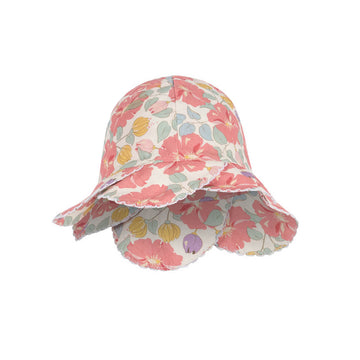 Coeur Scallop Sun Hat in Fleur Anglaise by Konges Sløjd