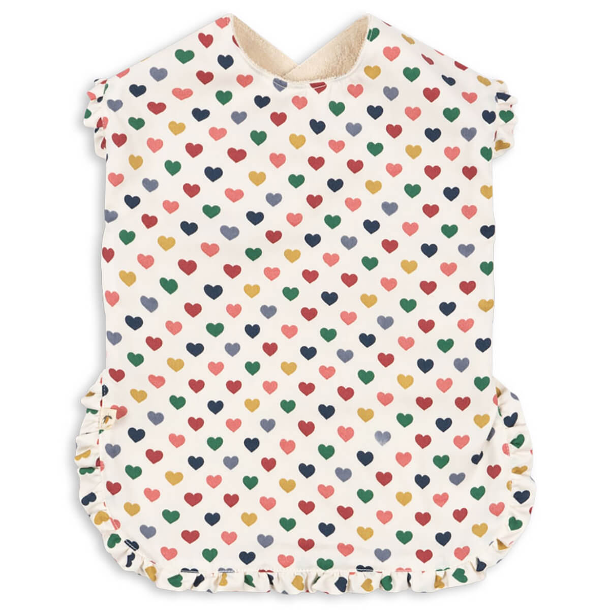 Comea Bib in Coeur Coloré by Konges Sløjd