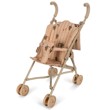 Doll Stroller in Bow Kitty Pink by Konges Sløjd