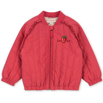 Juno Sparkle Bomber Jacket in Raspberry Wine by Konges Sløjd