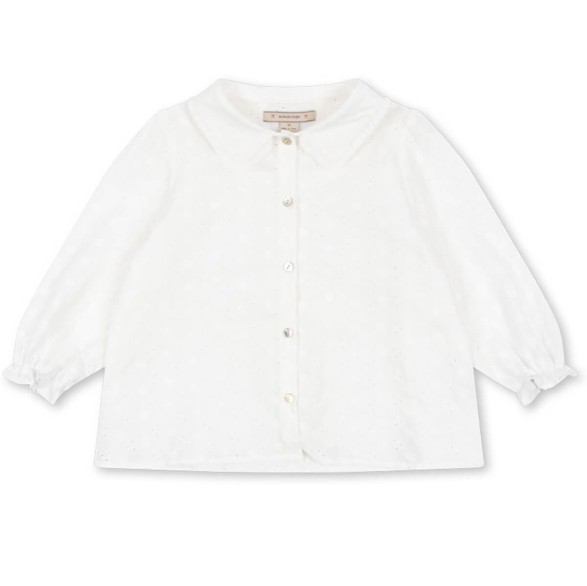 Lacey Collar Shirt in Optic White by Konges Sløjd