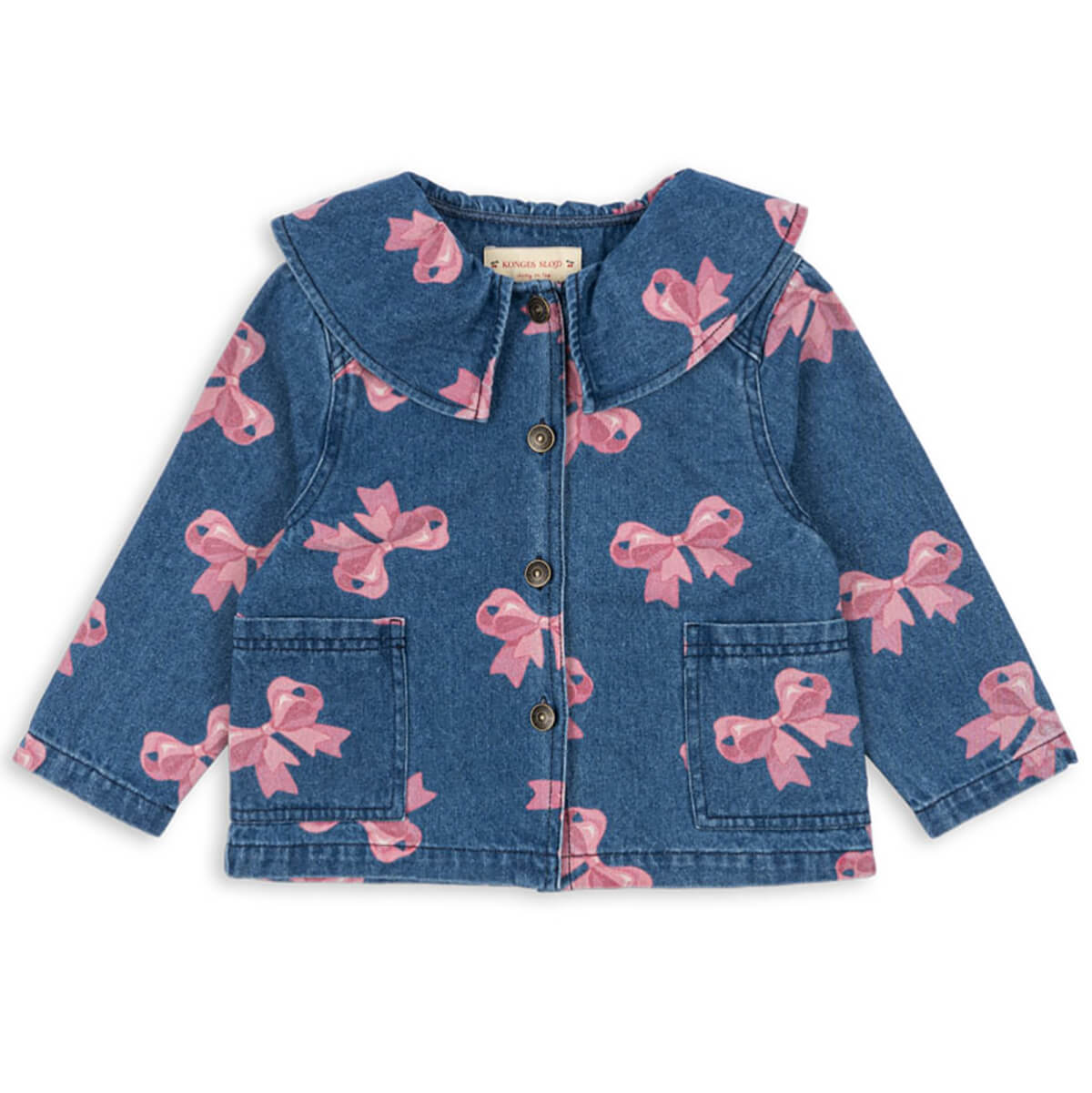 Magot Denim Shirt in Bella Bow by Konges Sløjd