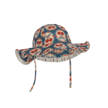 Maya Swim Hat in Cherry Bow Blue by Konges Sløjd